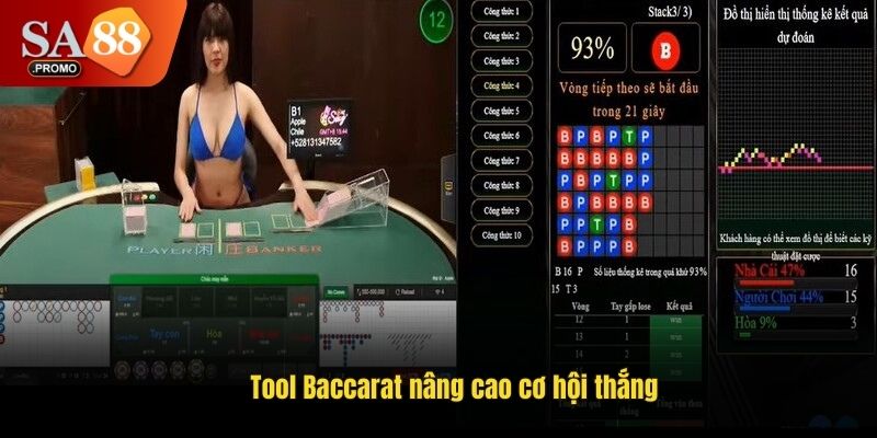 Tool Baccarat nâng cao cơ hội thắng